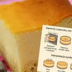 Pyszny sernik, który nie ma sobie równych. Zobacz, jak sprawdzić, czy sernik kcal jest gotowy, bez użycia patyczka.