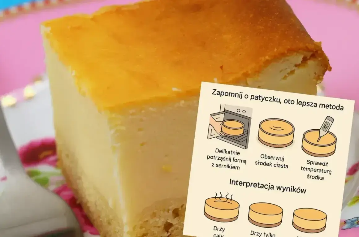 Pyszny sernik, który nie ma sobie równych. Zobacz, jak sprawdzić, czy sernik kcal jest gotowy, bez użycia patyczka.